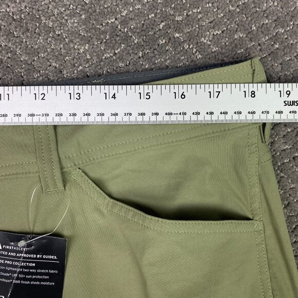 Eddie Bauer First Ascent Guide Pro Shorts Men's 36 Green Khaki Olive Hiking NWT - Picture 11 of 16